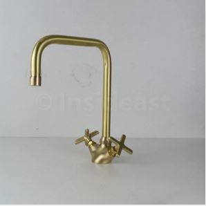 Single Hole Bathroom Faucet - Antique Brass Bathroom Faucet