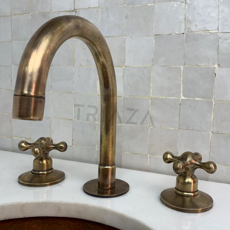 Brass Vanity Faucet, Oil rubbed Brass Bathroom Faucet, 3 hole vanity sink faucet,