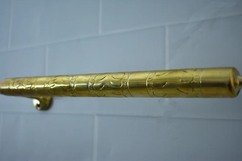 Unlacquered Brass Towel Rail - Bathroom Towel Holder