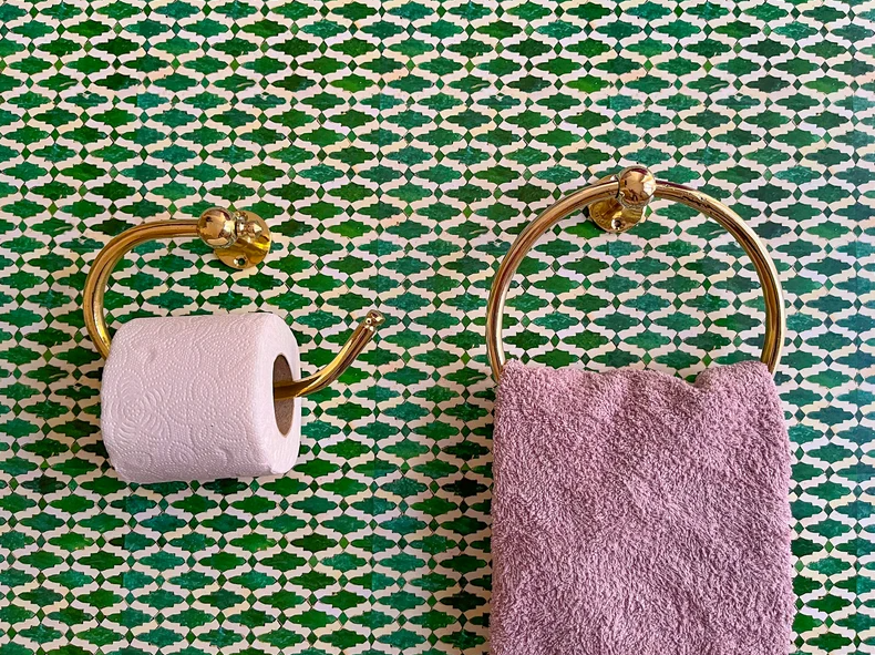 Brass Towel Holder - For Bathroom