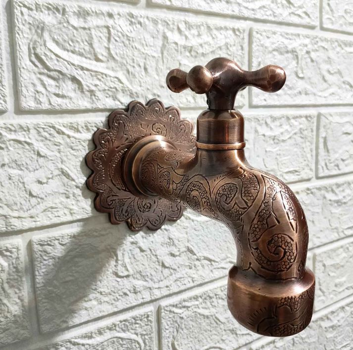 Handmade Brass Water-Tap, Moroccan Handmade Copper Faucet