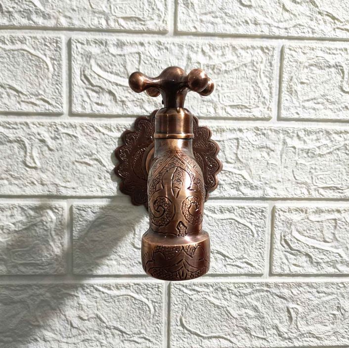 Handmade Brass Water-Tap, Moroccan Handmade Copper Faucet