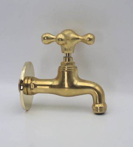 Unlacquered Brass Pot Filler, Vintage Traditional Kitchen Faucet, Swiveling