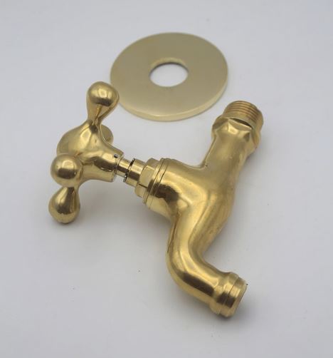 Unlacquered Brass Pot Filler, Vintage Traditional Kitchen Faucet, Swiveling