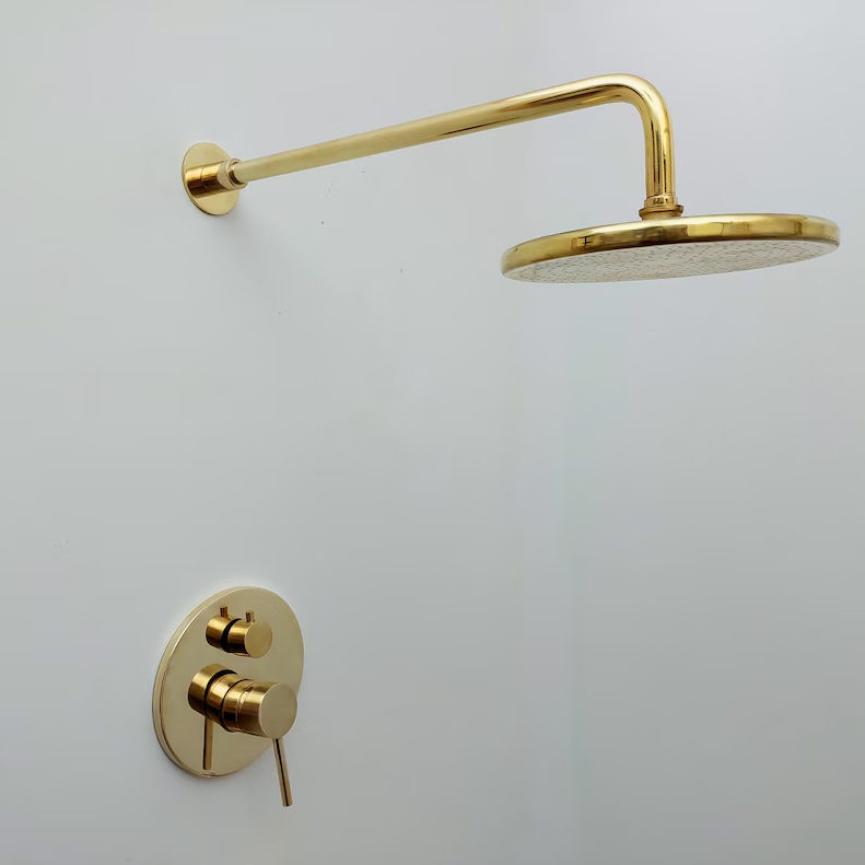 Brass shower - Antique Brass Shower Fixtures