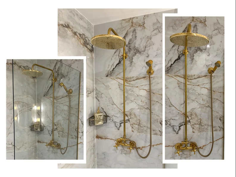 Brass Shower Fixtures- Brass Shower Set