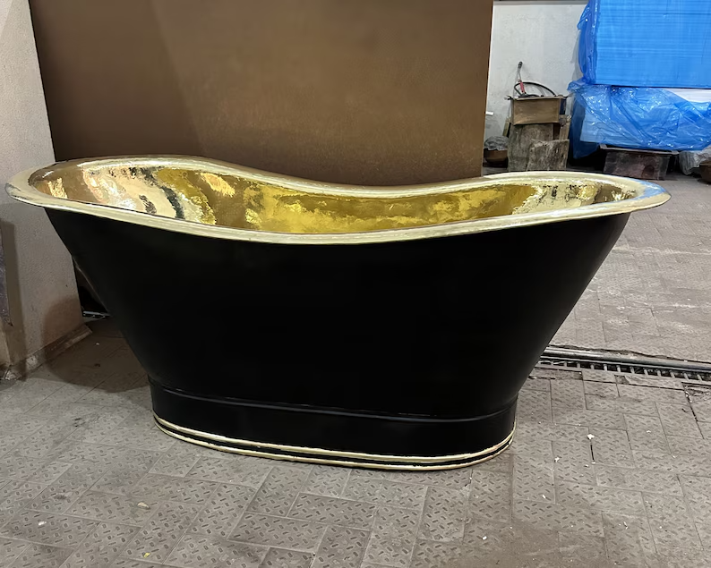 Copper Soaking Tub, Copper Bathtub, Free Standing Copper Tub