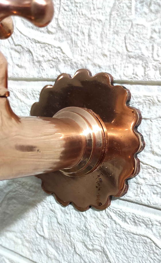 Traditional Tub Filler, Copper Finish Faucet, Handmade Vintage Water Tap