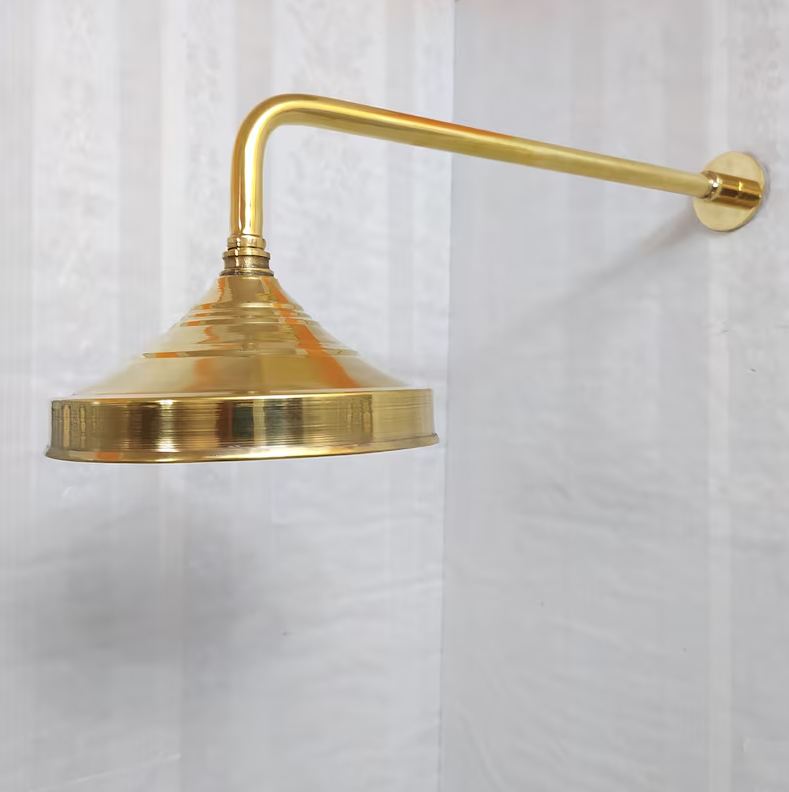 Antique Brass Shower Fixtures - Brass Shower Set